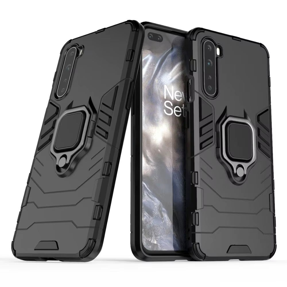 Case for Oneplus Nord Shockproof Metal Finger Ring Armor Cover Case for Oneplus Nord 5G One plus Z