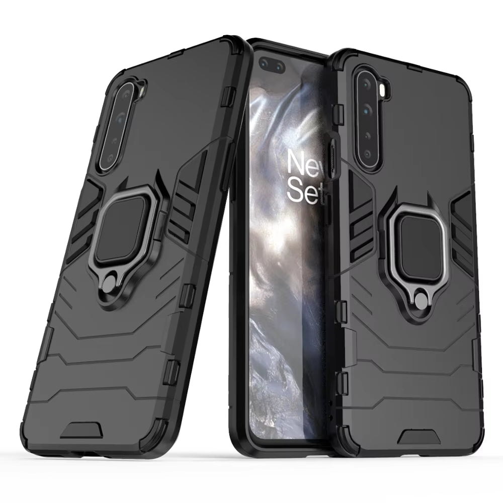 Case for Oneplus Nord Shockproof Metal Finger Ring Armor Cover Case for Oneplus Nord 5G One plus Z
